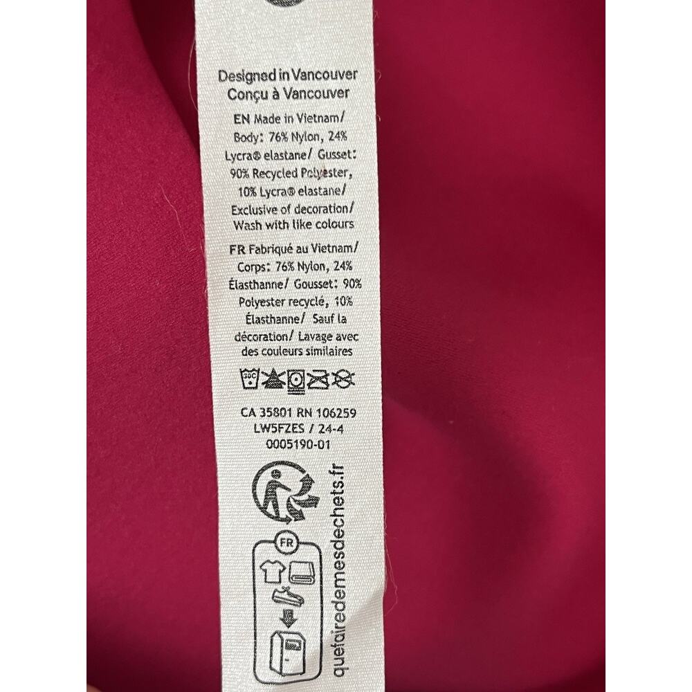 Lululemon Glow Up™ Super-High-Rise Tight 25" Sz 6 Passionate Pink Leggings - Picture 9 of 9